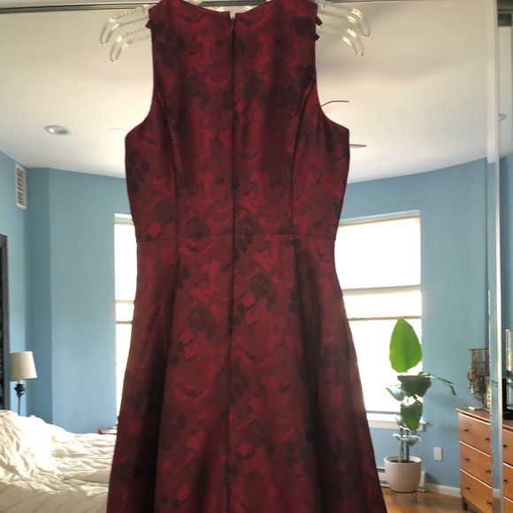 Beautiful red high low dress with pockets - Picture 3 of 4